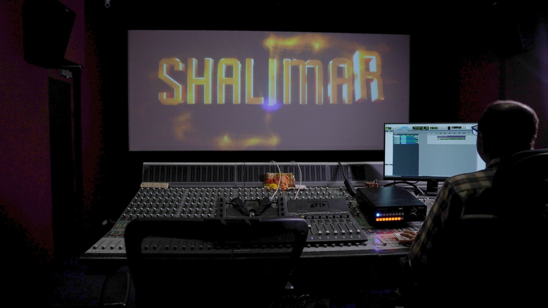 Dolby Atmos mixing session at Trisha Studios Mumbai