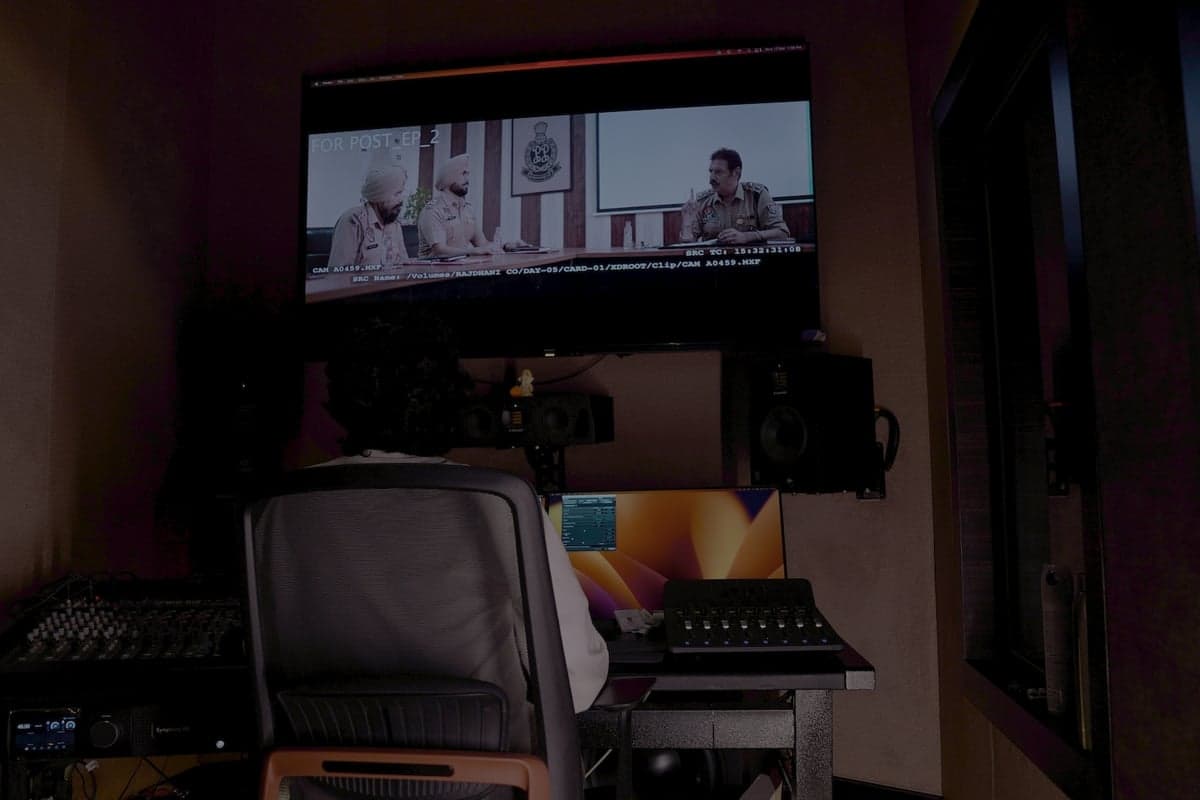 Quality control monitoring suite at Trisha Studios