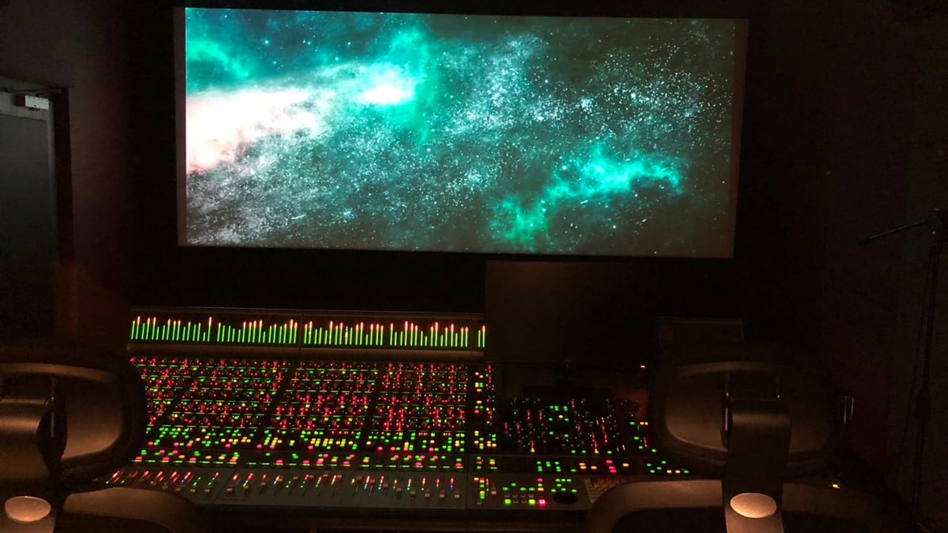 Dolby Atmos mix stage at Trisha Studios Mumbai